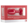 Ouch! Plug diamond Regular – 6.5 x 2.8 cm Rouge